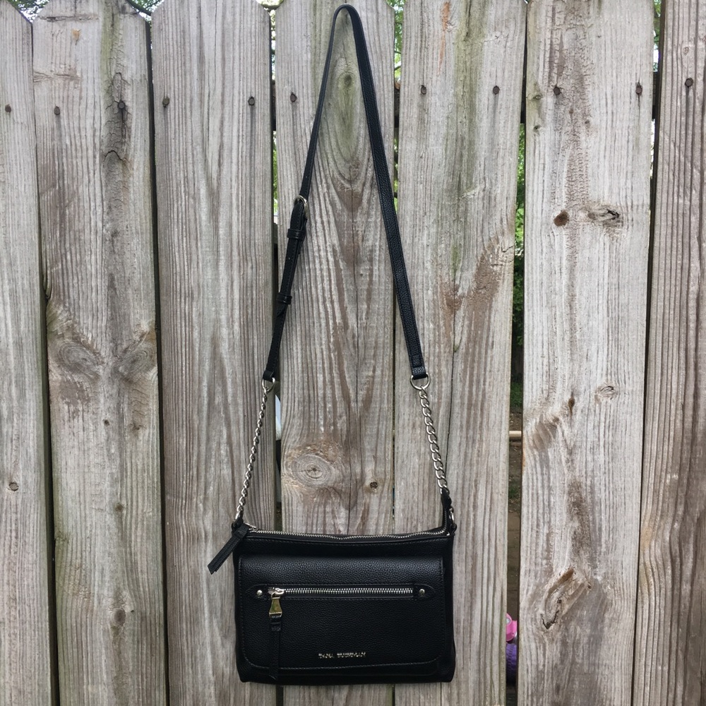 Dana Buchman Black Adjustable Crossbody Bag
